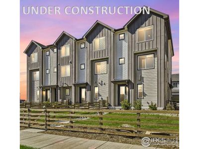New construction Townhouse house 793 Silver Maple Ln, Fort Collins, CO 80524 The Fossil Creek - photo 0