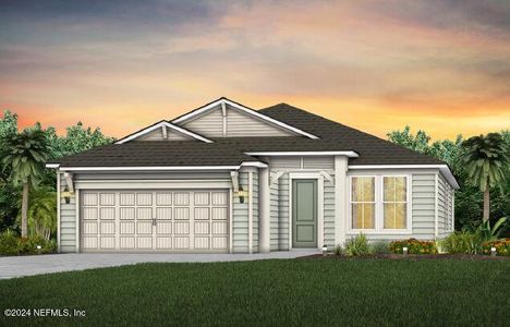 New construction Single-Family house 3576 Zydeco Loop, Green Cove Springs, FL 32043 Medina- photo 0