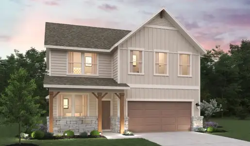 New construction Single-Family house 125 Arlington Park Lp, Hutto, TX 78634 plan Georgia - image