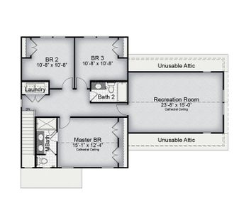 New construction Single-Family house 109 Kavanaugh Rd, Wake Forest, NC 27587 plan The Caroline - image 3