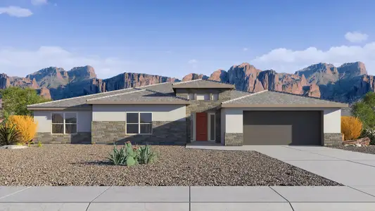 New construction Single-Family house 17633 W Brown St, Waddell, AZ 85355 plan Sedona - image