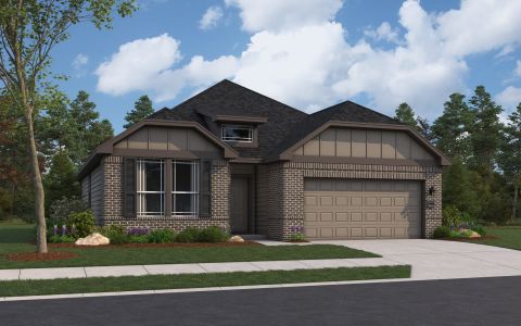 New construction Single-Family house 11608 Whirlaway Dr, Willis, TX 77318 plan Golden - image
