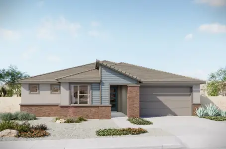 New construction Single-Family house 5062 W Tavira Wy, Marana, AZ 85742 plan Burgundy - image