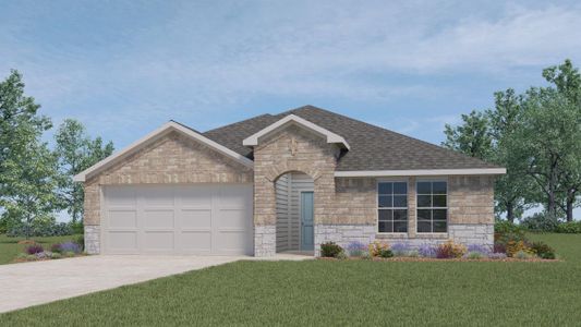 New construction Single-Family house 1912 Lazy Acres St, Leander, TX 78641 plan The Kingston - image