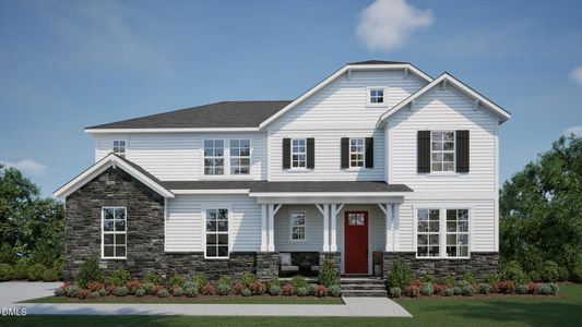 New construction Single-Family house 56 Alex Farm Ct, Zebulon, NC 27597 plan Creedmoor - image