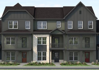 New construction Single-Family house 610 Granbury Pvt Dr, Hendersonville, TN 37075 plan Harrington Rowhome - image