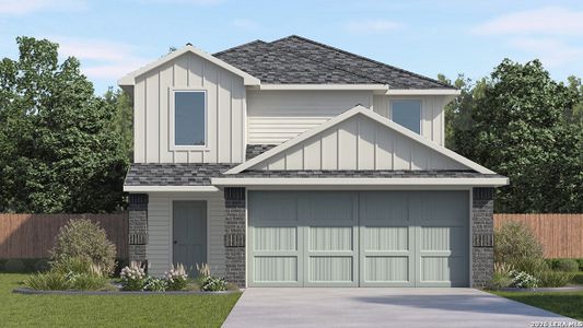 New construction Single-Family house 4246 Marjoram Lndg, Von Ormy, TX 78073 - image