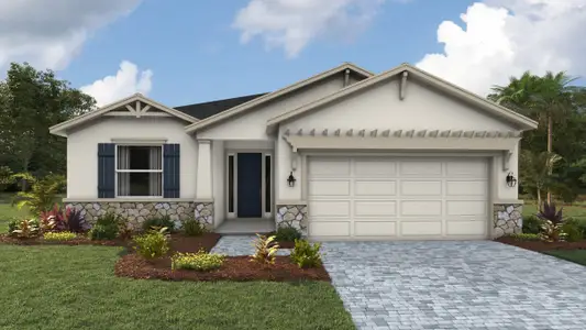 New construction Single-Family house 17294 Saltbush Trl, Parrish, FL 34219 plan Laurel - image