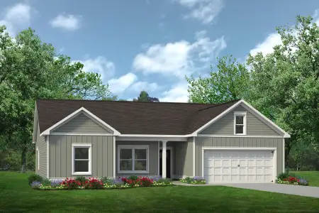 New construction Single-Family house 5270 Brown Rd, Powder Springs, GA 30127 plan The Lancaster - image
