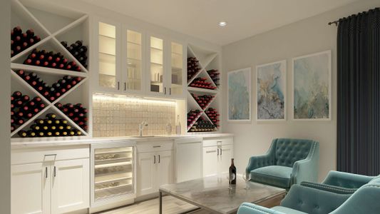 Flex Room Example as a Wine Room