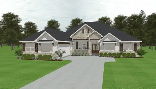 New construction Single-Family house 2032 Pebble Bend Dr, College Station, TX 77845 plan The Grayson - image