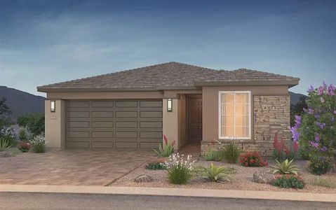 New construction Single-Family house 33670 N Chevelon Dr, Peoria, AZ 85383 plan Flourish II - image