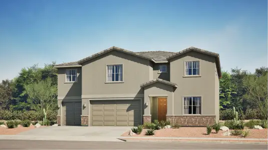 New construction Single-Family house 12964 N Bovine Dr, Marana, AZ 85653 plan Maple - image