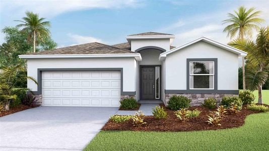 New construction Single-Family house 129 Mangrove Manor Dr, Apollo Beach, FL 33572 Lantana- photo 0