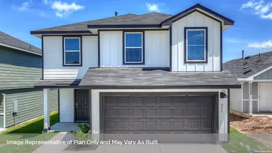 New construction Single-Family house 409 Low Pasture Trl, Maxwell, TX 78656 plan The Franklin - image