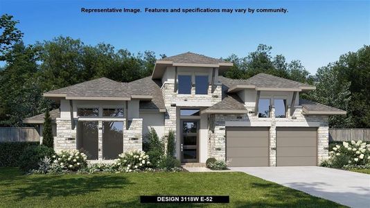 New construction Single-Family house 205 Crownbeard St, Georgetown, TX 78633 Design 3118W- photo 1 1