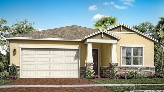 New construction Single-Family house 1429 Se Woodbine Rd, Port St. Lucie, FL 34984 plan Key Largo - image
