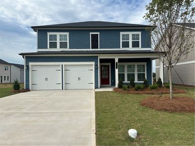 New construction Single-Family house 2173 Boxwood Circle Se, Conyers, GA 30094 Baker Homeplan- photo 0