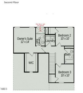 Second floor layout lot 37 BB