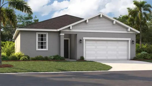 New construction Single-Family house 1331 Normandy Dr, Haines City, FL 33844 plan The Portland - image