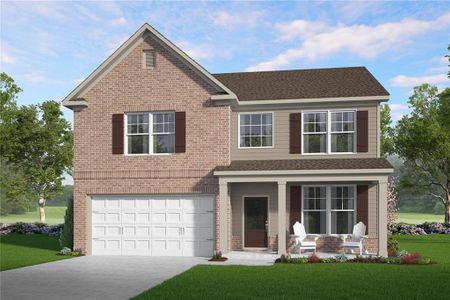 New construction Single-Family house 3957 Lockaby Wy, Lawrenceville, GA 30044 plan Brookpark - image