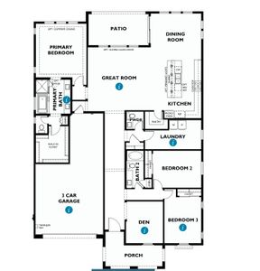 New construction Single-Family house 34298 N Sandpiper Trl, Queen Creek, AZ 85144 Plan 5012 Exterior B- photo 0