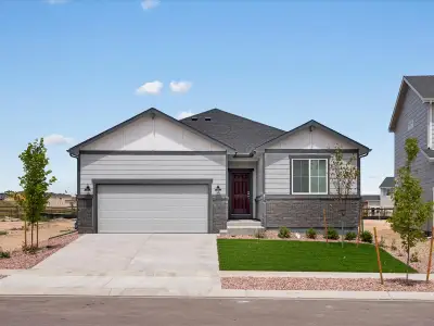 New construction Single-Family house 13302 Valley Peak Dr, Peyton, CO 80831 plan The Red Feather - image