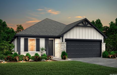 New construction Single-Family house 2989 White Sage Vw, New Braunfels, TX 78130 plan Independence - image