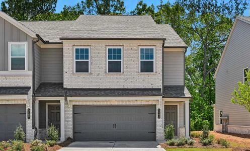 New construction Townhouse house 5491 Allegro Ln, Flowery Branch, GA 30542 plan Foxglove - image