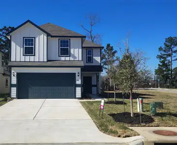 New construction Single-Family house 1102 Burkes Ridge Trl, Conroe, TX 77301 plan The Lowry - image