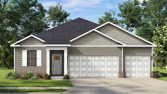New construction Single-Family house 126 Bullock Pass, Jefferson, GA 30549 plan Mulberry Express - image