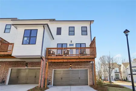 New construction Townhouse house 626 Skytop Dr, Unit 159, Cumming, GA 30040 plan The Garwood - image