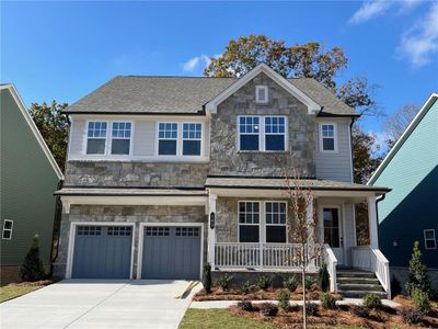 New construction Single-Family house 143 East Harbor Drive, Dawsonville, GA 30534 Leyland- photo 0