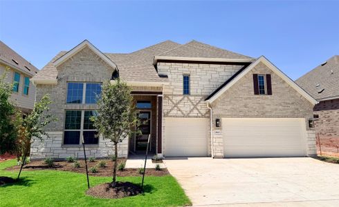 New construction Single-Family house 1800 Scenic Heights Ln, Georgetown, TX 78628 plan Villanova - image