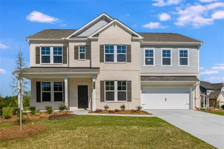New construction Single-Family house 6210 Misty Hill Ln, Buford, GA 30518 Aiken- photo 0