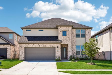 New construction Single-Family house 928 Dewy Lake Pl, Lavon, TX 75166 plan Wimbledon | Elevon - image