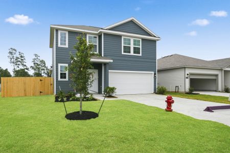 New construction Single-Family house 10607 Crockett Meadows Blvd, Conroe, TX 77306 plan Gannet - image