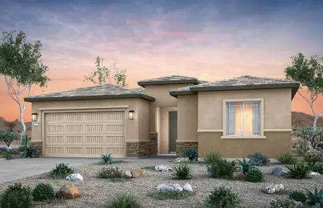 New construction Single-Family house 2466 E Stuffed Olive Ave, San Tan Valley, AZ 85140 plan Parklane - image
