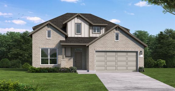 New construction Single-Family house 1880 Bighorn Trail, New Braunfels, TX 78132 - photo 0