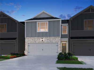 New construction Townhouse house 7846 Marie Wy, Fairburn, GA 30213 - image