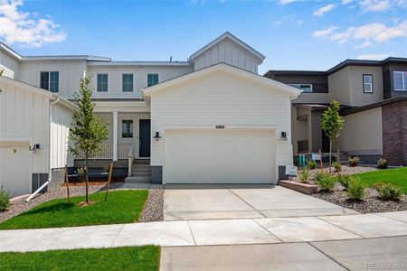 New construction Duplex house 6866 Oak Canyon Circle, Castle Pines, CO 80108 Plan 3515- photo 0