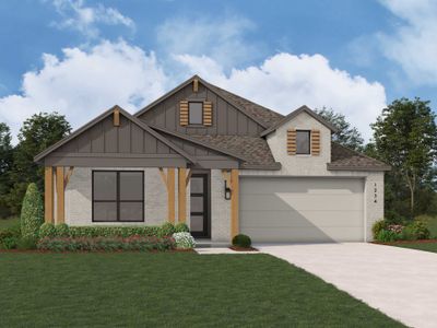 New construction Single-Family house 112 Green Brush Dr, Liberty Hill, TX 78642 plan Matisse - image