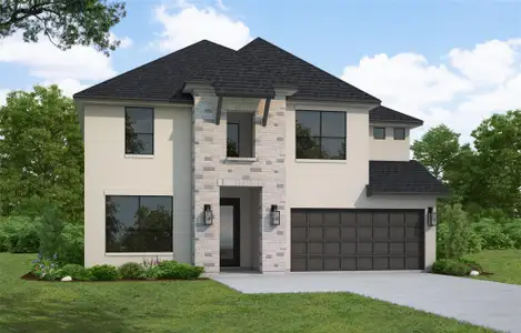 New construction Single-Family house 117 Pinyon Pine Dr, Bastrop, TX 78602 plan The Alden IX - image
