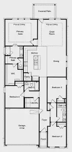 New construction Single-Family house 9618 Skyway Creek Dr, Cypress, TX 77433 plan Azalea - image