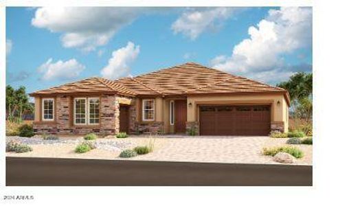 New construction Single-Family house 20176 W Hollyhock Street, Buckeye, AZ 85396 Julia- photo 0