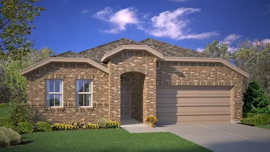 New construction Single-Family house 111 Stanton Ave, Rhome, TX 76078 plan Blanco - image