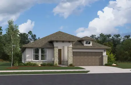 New construction Single-Family house 5197 Pinder Wy, Schertz, TX 78124 plan Blanco - image