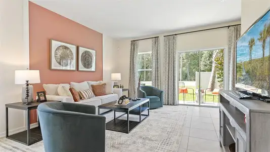 New construction Townhouse house 79 Blue Haven Rd, St. Augustine, FL 32095 plan OAKLEY - image