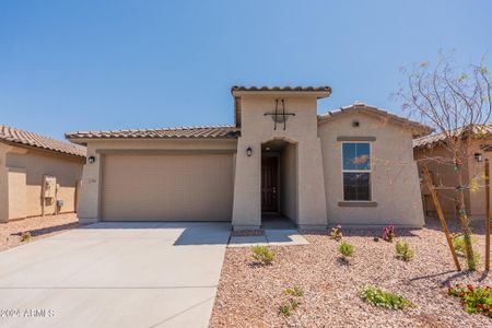 New construction Single-Family house 21581 West Papago Street, Buckeye, AZ 85326 Castillo Series - Clover- photo 0