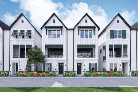 New construction Townhouse house 3311 Green Lilly Ln, Houston, TX 77008 - image
